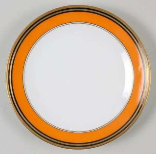 Richard Ginori Caffe Greco Bread & Butter Plate, Fine China Dinnerware   Orange,