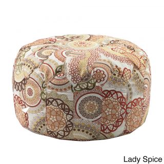 Madison Park Kelsey Round Pouff Ottoman