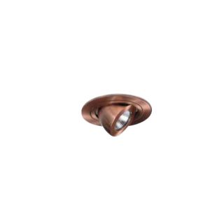 Halo 1496AC Recessed Lighting Trim, 4 Low Voltage 60 Degree Tilt Adjustable Gimbal Ring Trim Antique Copper