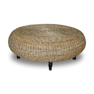Riau Round Coffee Table (BrownMaterials Rattan, teakwoodFinish NaturalWeather resistant YesDimensions 18.1 inches high x 47.2 inches wide x 47.2 inches longWeight 35 poundsNote This product will be shipped using Threshold delivery. The product will 