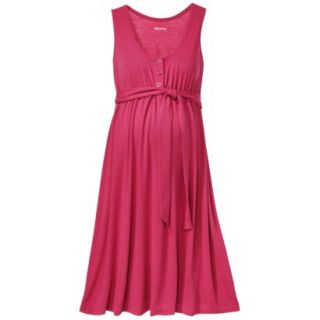 Merona Maternity Sleeveless Side Tie Dress   Pink XS