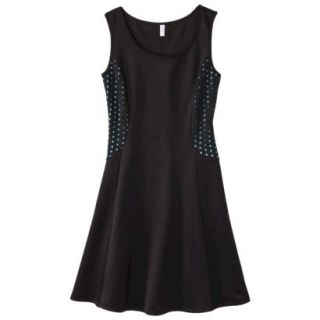 Mossimo Supply Co. Juniors Contrast Detailed Scuba Dress   Black S(3 5)