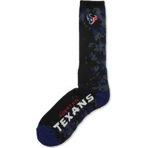 Houston Texans For Bare Feet Digi TC Camo Crew Sock