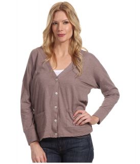 Allen Drop Shoulder Slouch Cardigan Womens Sweater (Gray)