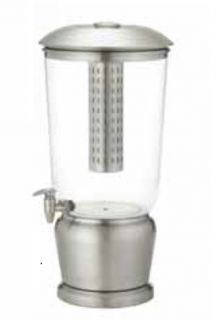 Tablecraft Single Beverage Dispenser w/ 5 gal Capacity & Removable Infuser, Stainless