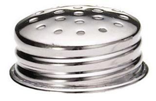 Tablecraft Stainless Steel Salt Pepper Shaker Top, For 152 & 157