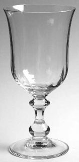 Mikasa French Countryside Water Goblet   Clear,Optic Bowl,No Trim