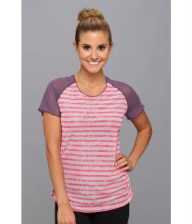 Brooks Dlite Reversible S/S Womens T Shirt (Pink)