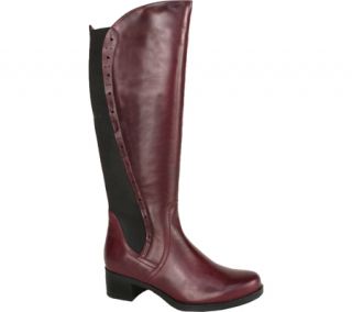 Womens Blondo Lyzon   Burgundy Leather Boots