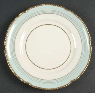 Castleton (USA) Tremont Bread & Butter Plate, Fine China Dinnerware   Gold Trim,