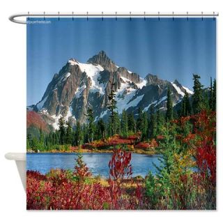  Mountain Shower Curtain  Use code FREECART at Checkout