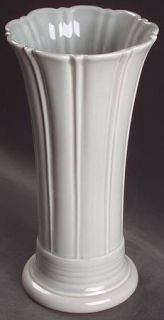 Homer Laughlin  Fiesta Gray (Pearl) (Newer) Flared Vase, Fine China Dinnerware  