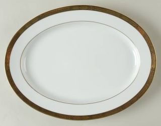 Noritake Mediterranean 13 Oval Serving Platter, Fine China Dinnerware   Contemp