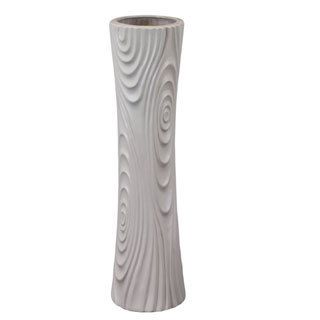 Grey Ceramic Vase (GreyDimensions 22.5 inches high x 6.5 inches wide UPC 877101201649 CeramicColor GreyDimensions 22.5 inches high x 6.5 inches wide UPC 877101201649)