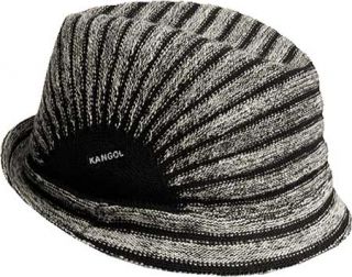 Kangol Marl Stripe Duke   Black Hats