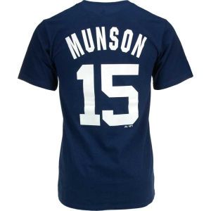New York Yankees Thurman Munson Majestic MLB Player T Shirt