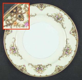 Noritake Milford (Patent 89486 Or No #) Dinner Plate, Fine China Dinnerware   Ta