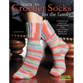 Leisure Arts learn To Crochet Socks For The Family