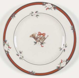 Pfaltzgraff Yuletide (Bone) Accent Salad Plate, Fine China Dinnerware   Bone, Re