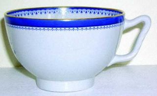 Spode Newburyport Blue (Gold Trim) Canton Shape Footed Cup, Fine China Dinnerwar