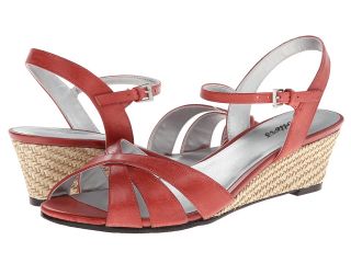 Trotters Mickey Womens Wedge Shoes (Red)
