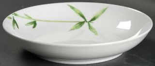 Gorham Orient Green Soup/Cereal Bowl, Fine China Dinnerware   Green Bamboo,Coupe