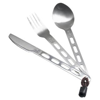 Primus Titanium Fork  Knife and Spoon Set   Backpacking   SEE PHOTO ( )