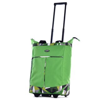 Olympia Green Fashion Rolling Shopper Tote (GreenMaterials Supreme polyesterPockets Two outer pocketsWeight 4.2 poundsExterior dimensions 20 inches high x 14 inches wide x 8 inches deepAll measurements are approximate. )