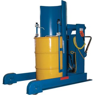 Vestil Hydraulic Drum Dumper   Stationary, 750 lb. Capacity, 60in. Dump Height,