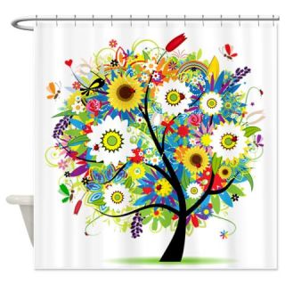  Bright Summer Tree Shower Curtain  Use code FREECART at Checkout