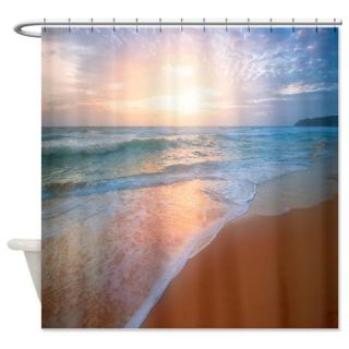 Beach Sunset Shower Curtain  Use code FREECART at Checkout