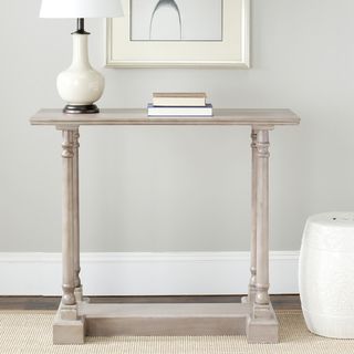 Safavieh Cape Cod Grey Console Table (GreyMaterials Pine WoodFinish GreyDimensions 31.9 inches high x 37.8 inches wide x 15.7 inches deepAssembly required )
