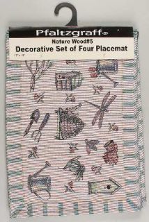 Pfaltzgraff Naturewood  Set of 4 Tapestry Placemat, Fine China Dinnerware   Casu