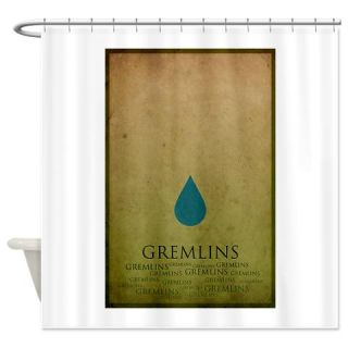 Gremlins Minimalist Poster Design Shower Curtain  Use code FREECART at Checkout