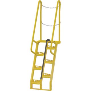 Vestil Alternating Tread Stairs   7 Steps, 56� Step Angle, Model# ATS 4 56