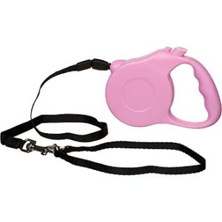 Retractable Pink Belt Leash for Dogs