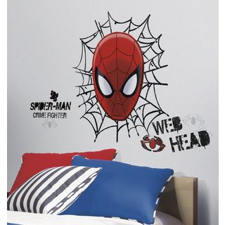 Marvels Ultimate Spider Man Web Head Peel And Stick Wall Decals