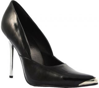 Womens Pleaser Heat 01   Black Patent High Heels