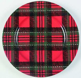 Fitz & Floyd Country Plaid Service Plate (Charger), Fine China Dinnerware   Plai