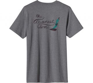 Mens Patagonia The Cleanest Line T Shirt   Gravel Heather T Shirts