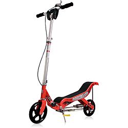 Rockboard Red Scooter (RedReinforced handlebar assembly for safetyOversized nylon coupler allows handlebars to be folded for compact storageTelescope downpipe with height adjustment lock lets you adjust the handles to your exact height Comfort grip and al