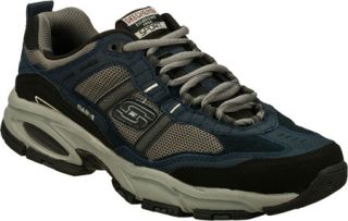 Mens Skechers Vigor 2.0 Trait   Navy/Gray Sneakers