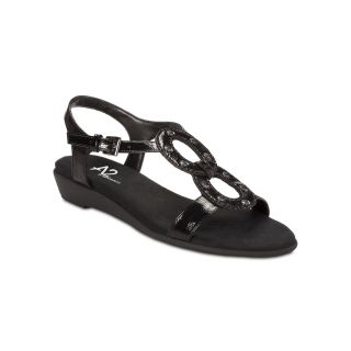 A2 BY AEROSOLES At Bay Gladiator Sandals, Black, Womens