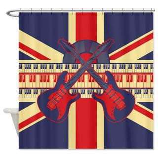  British Rock, Shower Curtain  Use code FREECART at Checkout