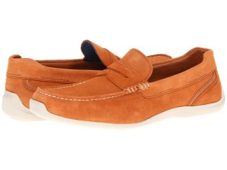 Rockport Drivesports Lite Penny Loafer Mens Slip on Shoes (Orange)