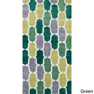 Nuloom Hand tufted Green Rug (7 6 X 9 6)