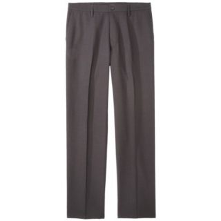 Haggar H26 Mens Classic Fit Performance Pants   Charcoal Gray Windowpane 34x30