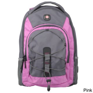 Swiss Gear Mars Laptop Computer Backpack (Blue, pinkDimensions 20 inches high x 17 inches wide x 4 inches deepWeight 1.5 poundsHandle Soft grip )
