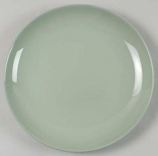 Wedgwood Celadon Cake Plate, Fine China Dinnerware   All Medium Green, Rim, Smoo