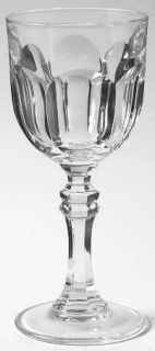 Royal Crystal Rock Columbia Clear Sherry Glass   Clear, Panelled Bowl